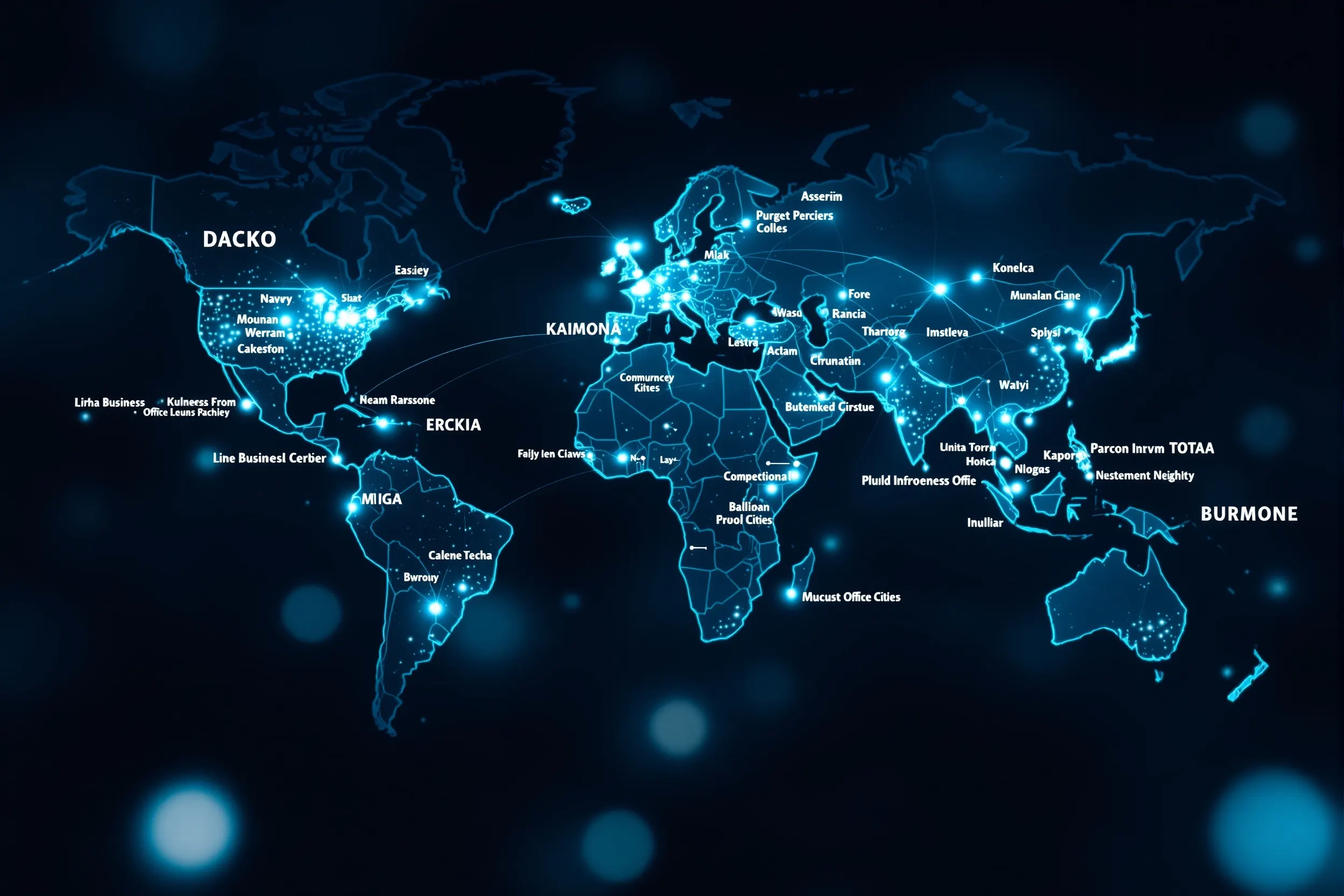 CPCON global presence map