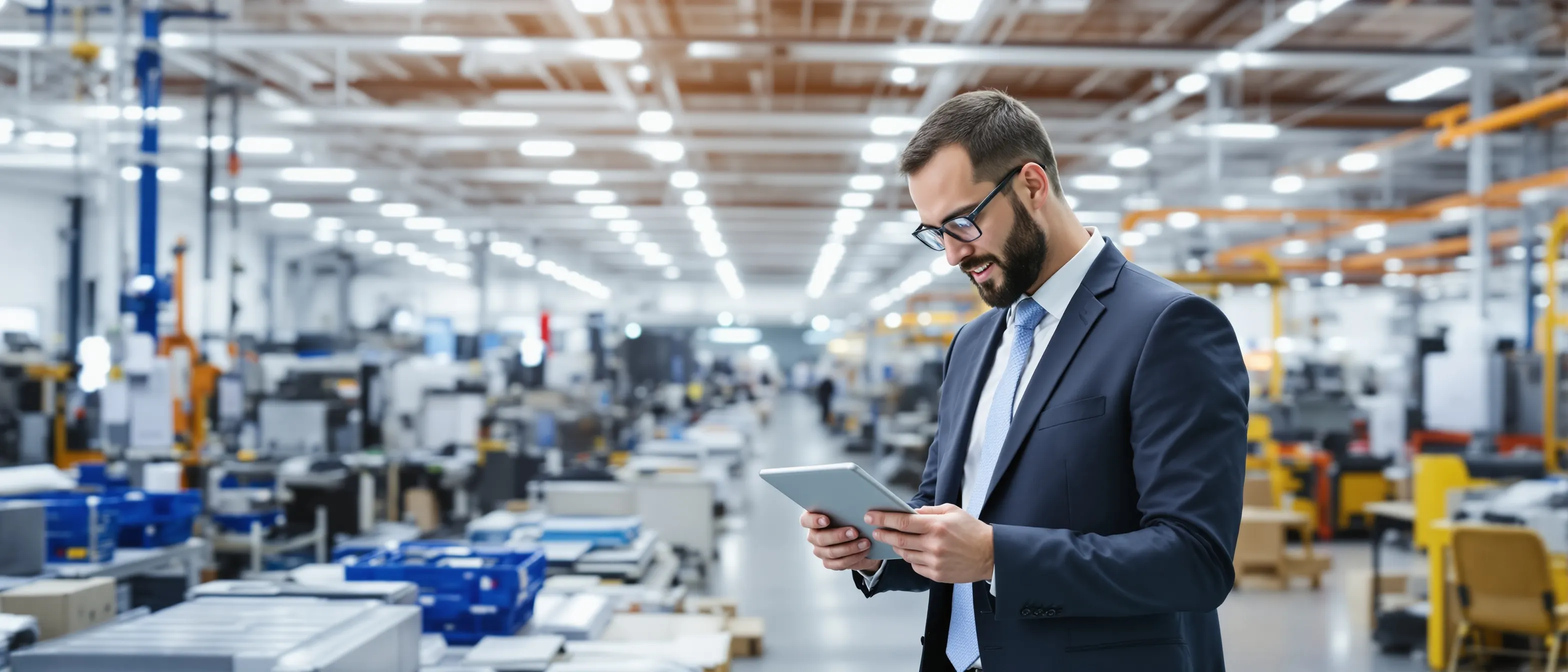 Professional audit team conducting fixed asset verification